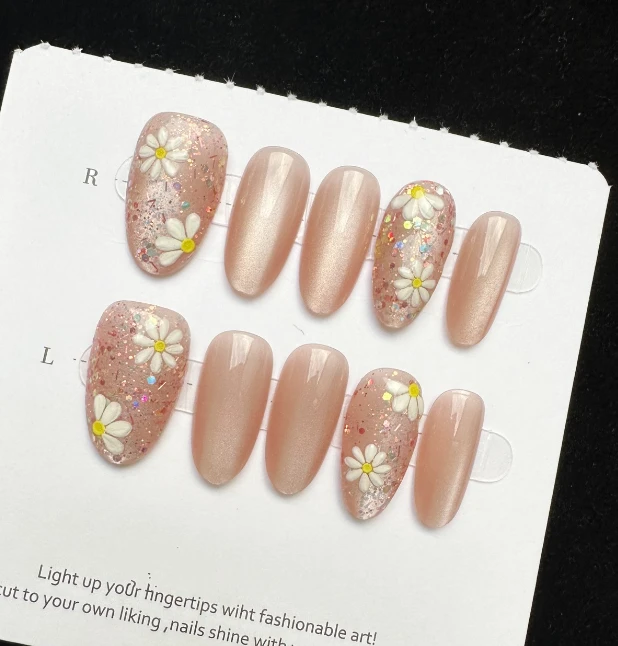 （长短可选）2025年高级感穿戴甲指甲贴显白穿戴式美甲贴片气质甲片