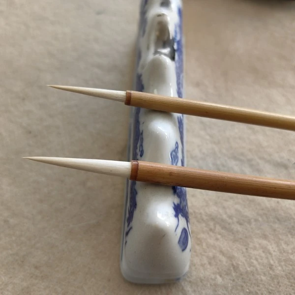 老笔勾线瘦金体纯羊毫软毫纯羊线条大小各一支