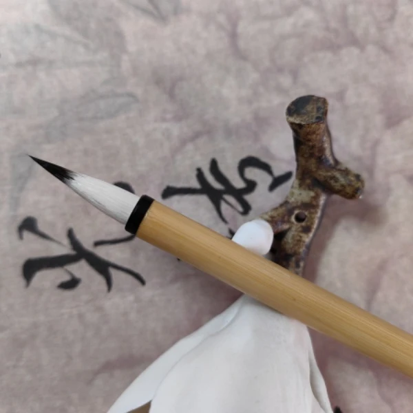 善琏湖笔厂双羊牌出口七紫三羊出峰2.2直径0.55