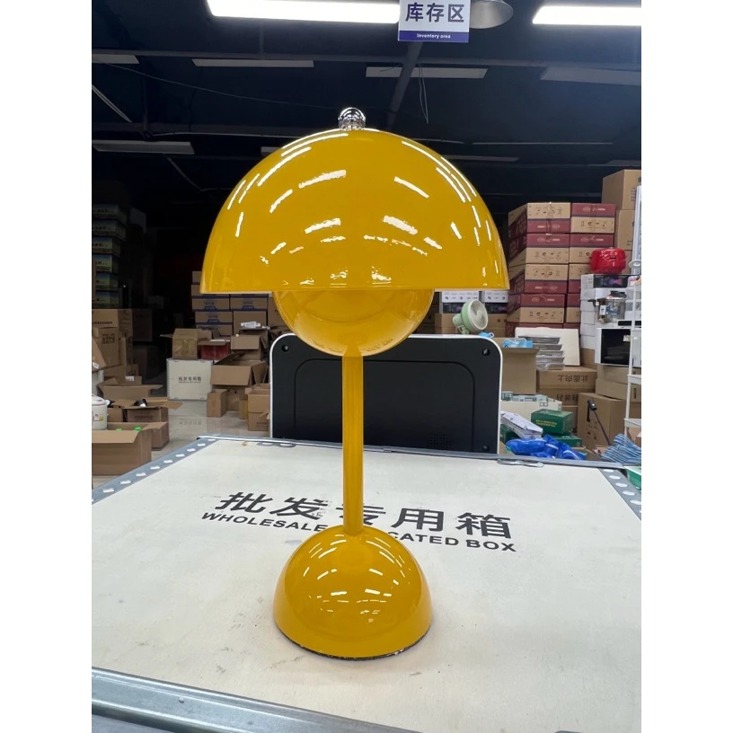 花苞台灯书桌创意触摸充电台灯卧室床头婚礼长明灯氛围蘑菇小夜