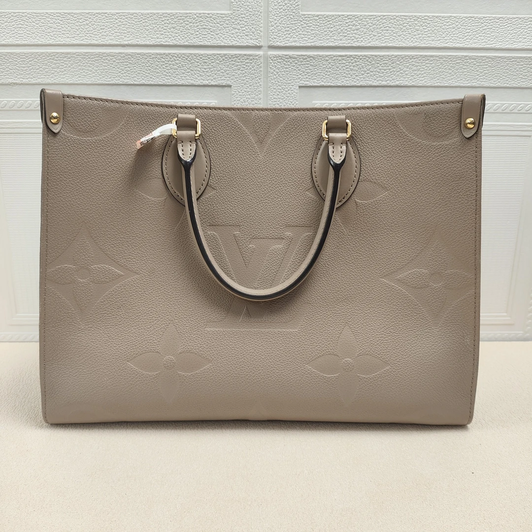 95新 LouisVuitton/路易威登 麦殿甄选/LVonthego中号斑鸠灰/单肩