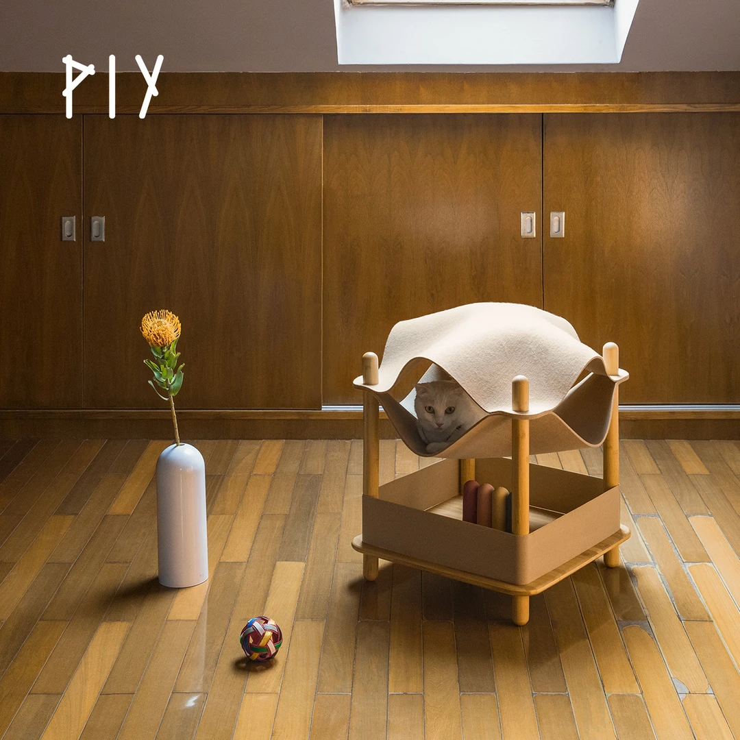 PIY猫边几 客厅四季通用易清理可拆洗创意边几边架角几