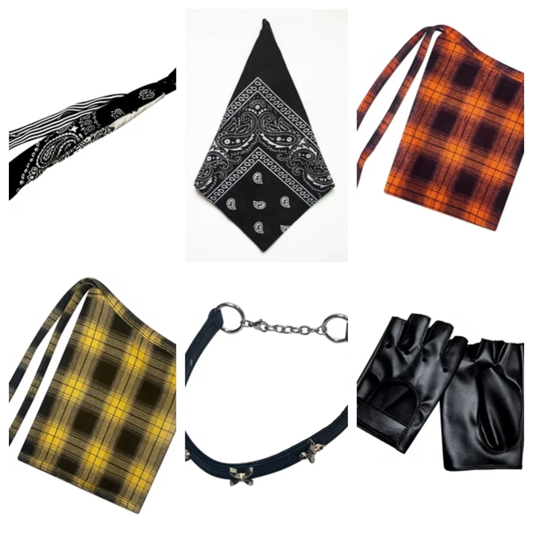 【街舞-配饰】街舞儿童潮服银色嘻哈演出服男童套装hiphop女童酷帅