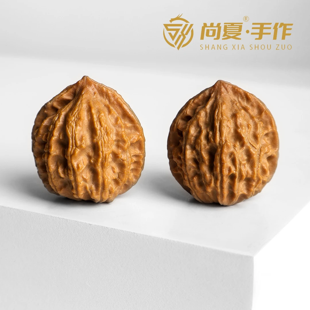 尚夏28*25MM核桃精品盘玩一对CY001