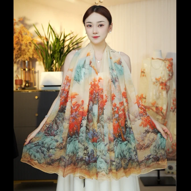 依彤 1-293 鳄鱼皱140x180左右时尚沙滩巾丝巾百搭女士