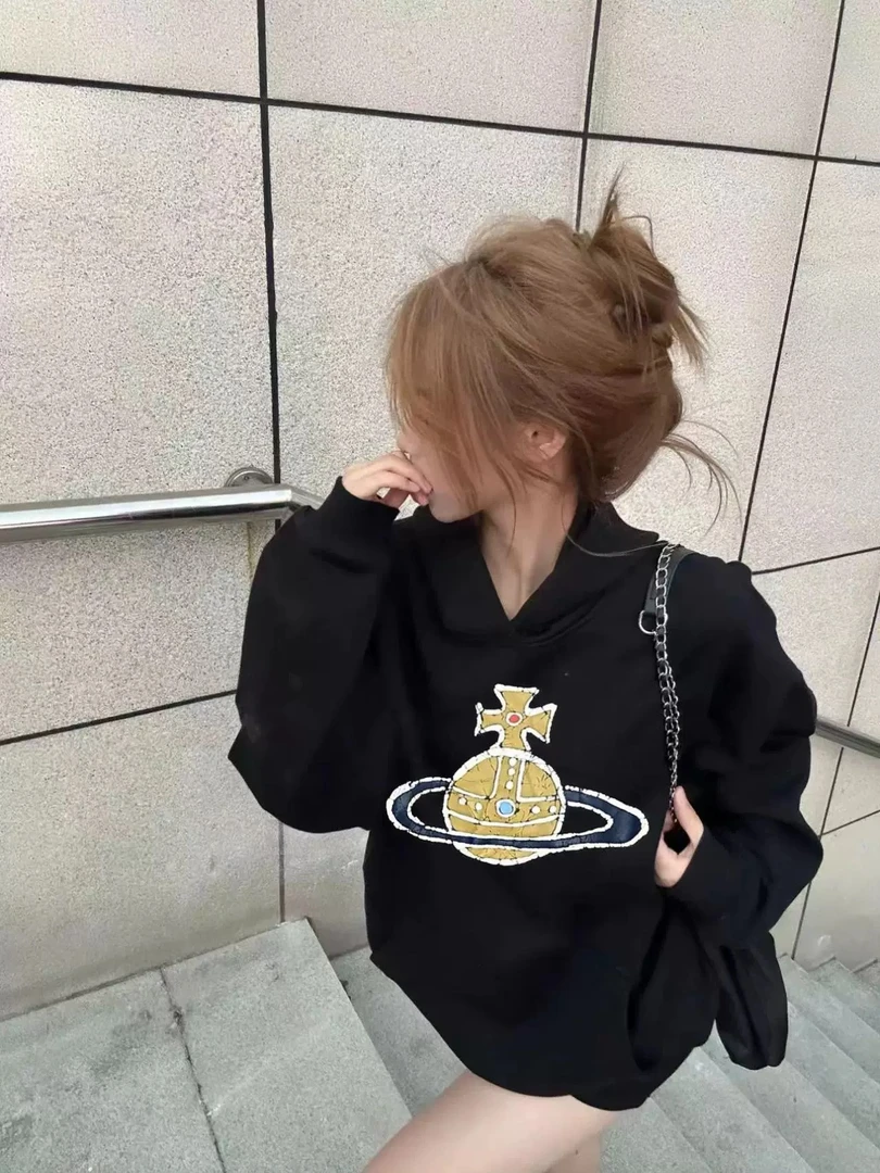 清仓！（连帽）加厚高克重面料涂鸦做旧卫衣（情侣款）