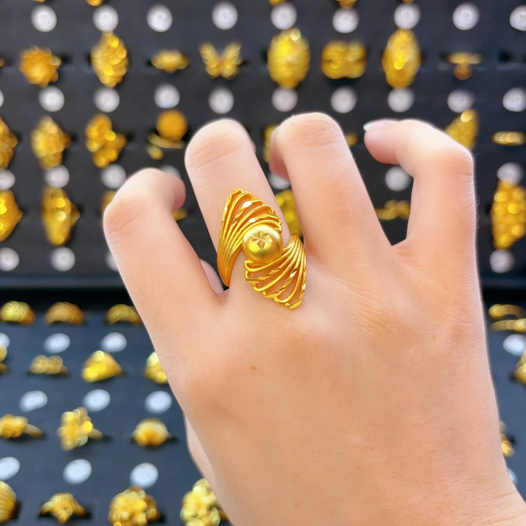 铜合金戒指 时尚开口可调节戒指（030）