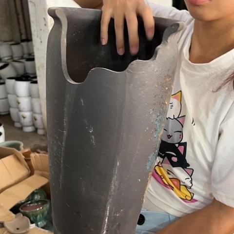红陶20CM以下微瑕疵高45口20