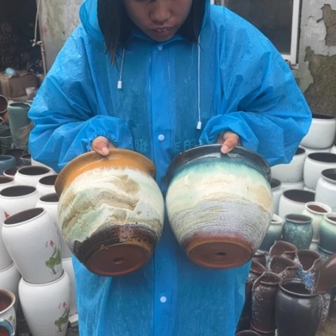 红陶20CM以下瑕疵高18口20