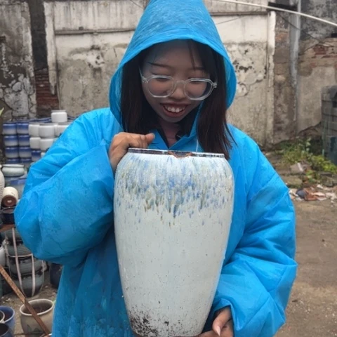 红陶20CM以下瑕疵高32口16