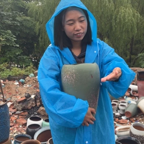 红陶20CM以下瑕疵高30口18