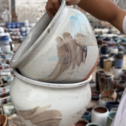 红陶20CM以下微瑕疵高16口20