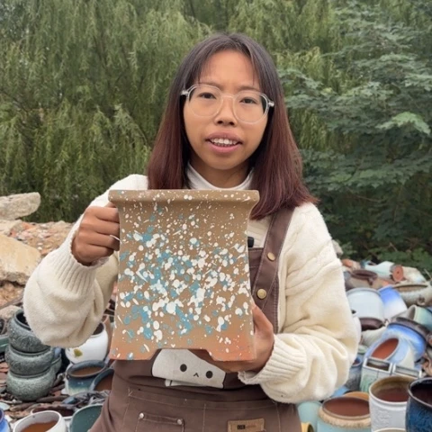 红陶微瑕疵高20口18