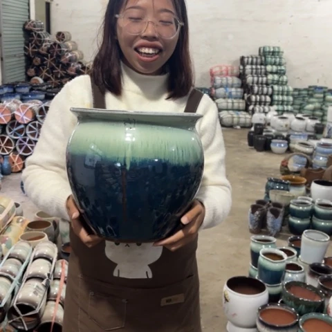 红陶20CM以下瑕疵高26口26