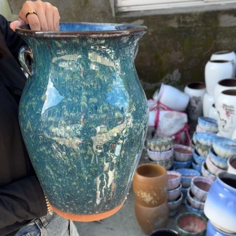 红陶20CM以下瑕疵高32口20