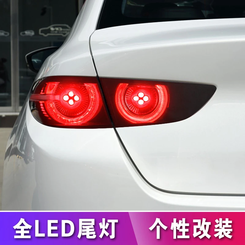 适用于20-23款次世代马自达昂克赛拉低配改装LED流水转向尾灯总成