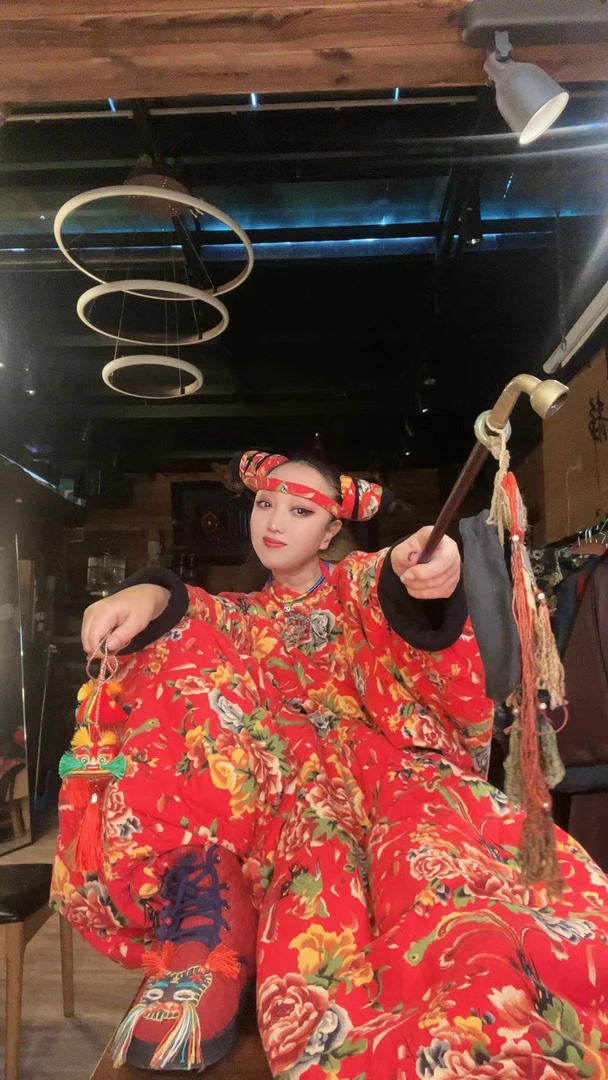 東森家设计师款【东北大花】    上衣      网红民族风中式国潮年会