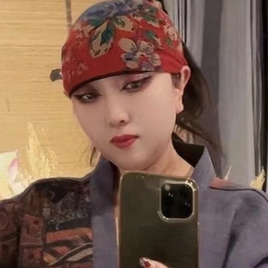 东森家设计师新款手工包头巾