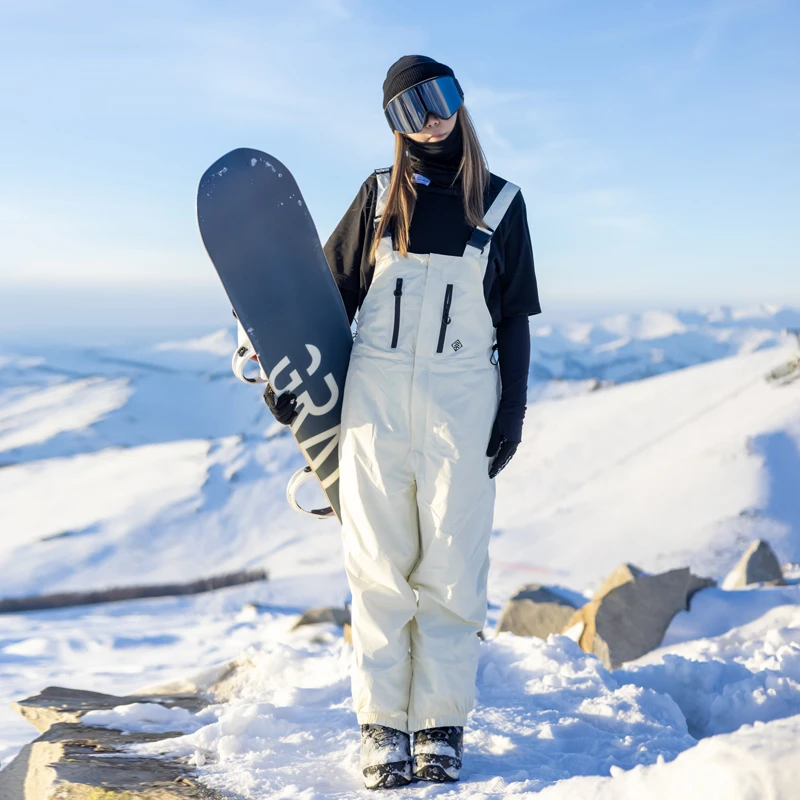 滑雪裤女2023新款男专业背带裤女单板双板防风防水保暖雪裤