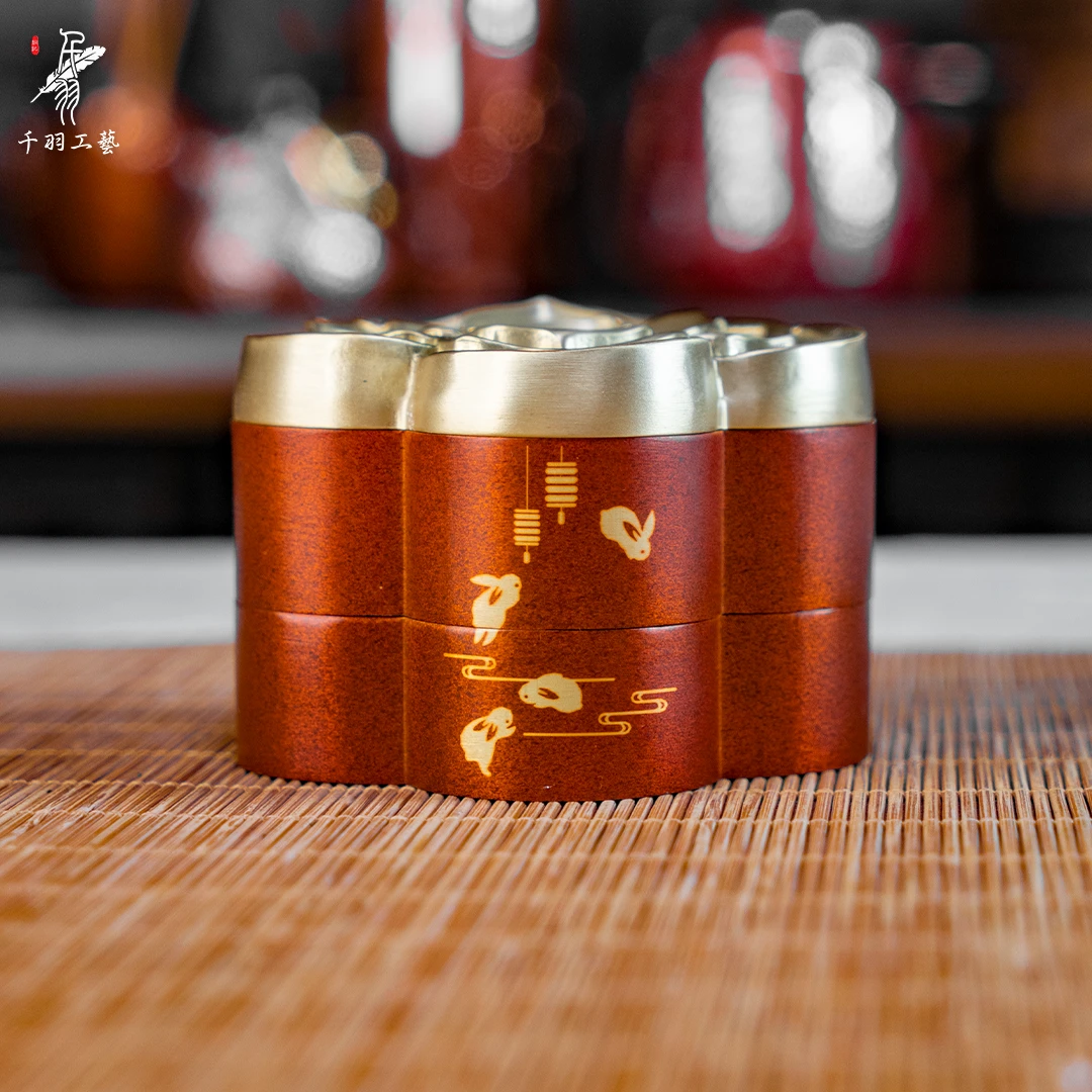 【千羽香炉】花好月圆香炉中秋礼品熏炉茶道香道家居摆件茶桌摆件