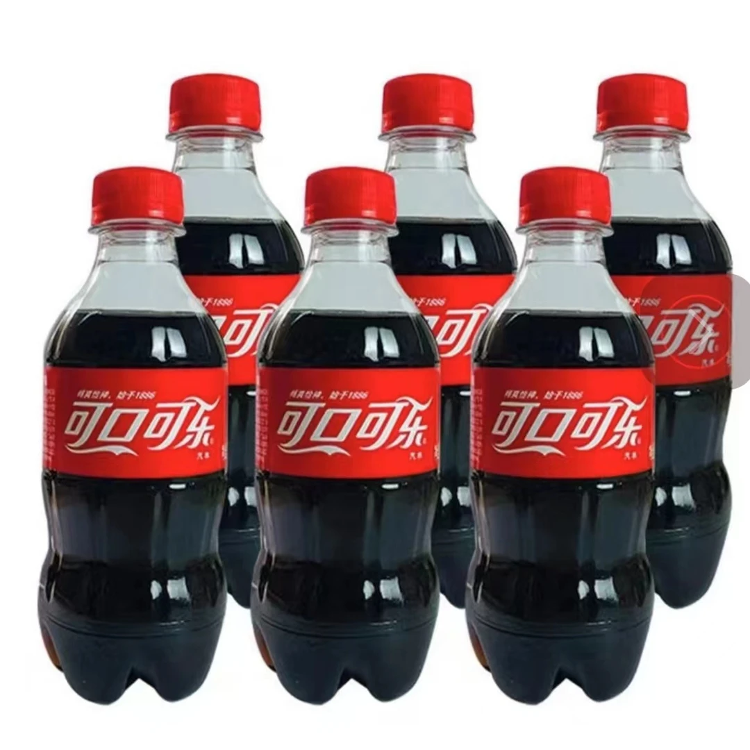 【新店5.9元大促中】可乐300ml*6瓶装小瓶碳酸饮料沙地蜜薯红薯新