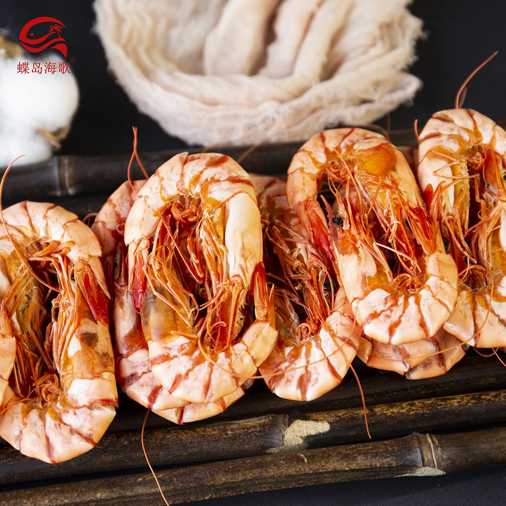 【粉丝福利】蝶岛海歌九节虾干即食海鲜零食烤虾斑节虾特大活虾制作