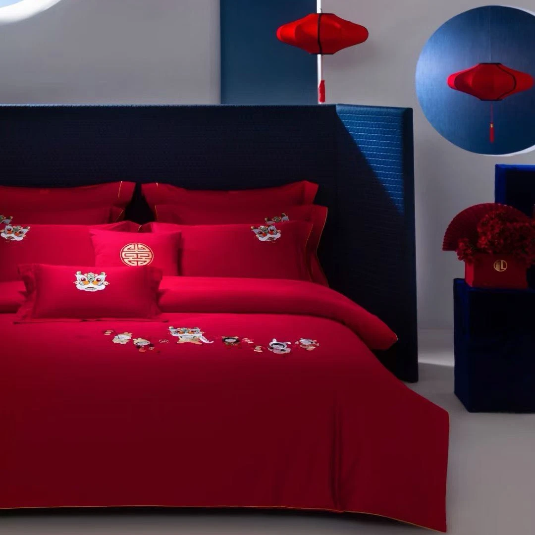 七纺【高端婚庆】轻奢孤品四件套，以直播间展示为准轻奢