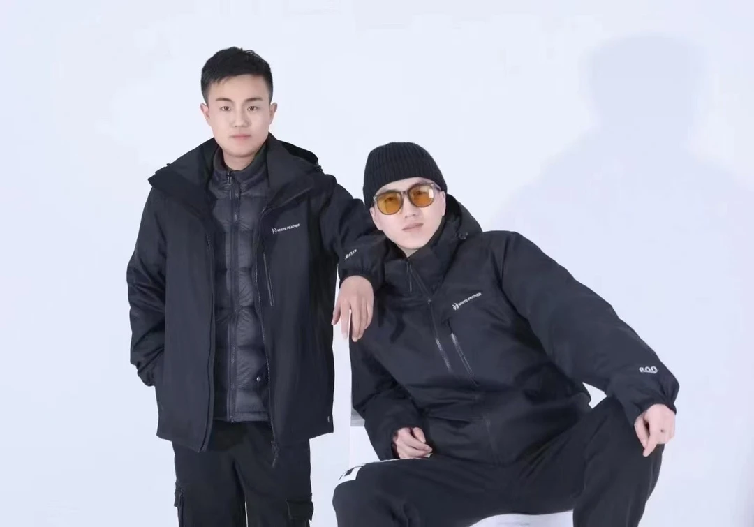 【男款冲锋衣】95%蓬松度FP800白鹅绒羽绒服休闲保暖轻柔