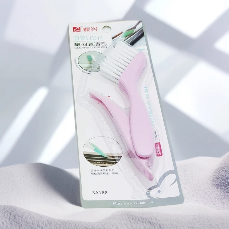 振兴沟槽清洁刷扫门窗凹槽缝隙多功能地缝小刷子家用长柄清理工具