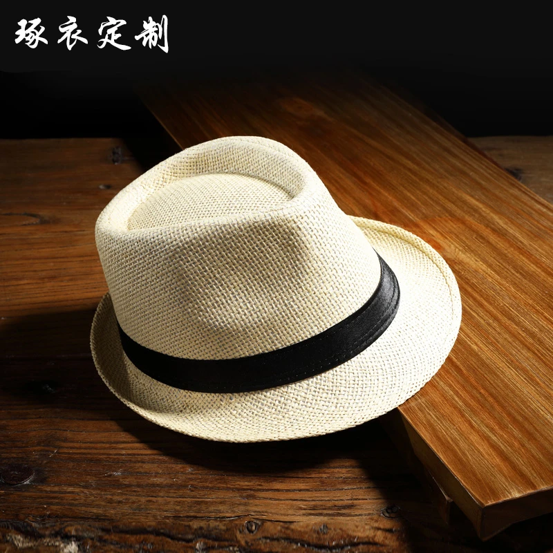 英伦风复古服务员女工作帽子定制logo印字奶茶西餐厅餐饮礼帽刺绣