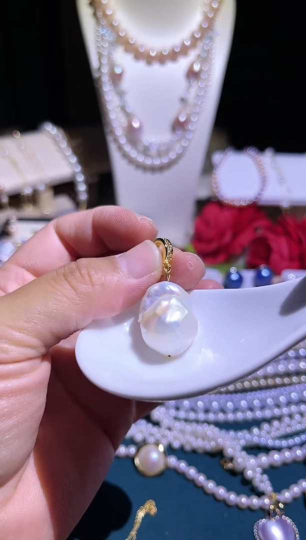 【闪购商品】淡水珍珠吊坠(不含链)未镶嵌多人