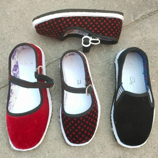 安然中童男女轮胎底加布底鞋