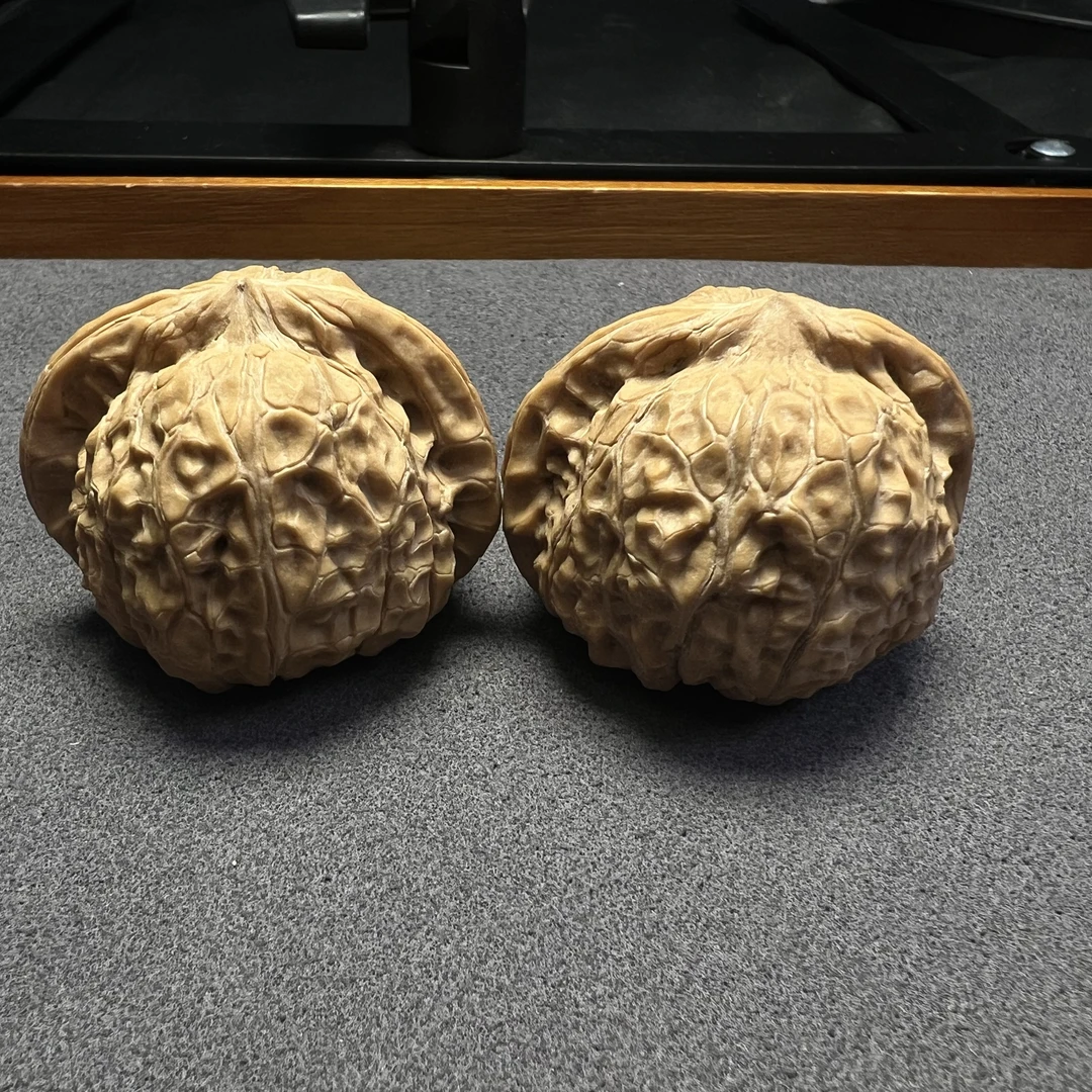 YC1109-48【歪南瓜墩】涞水麻核桃溯源专场文玩手把件