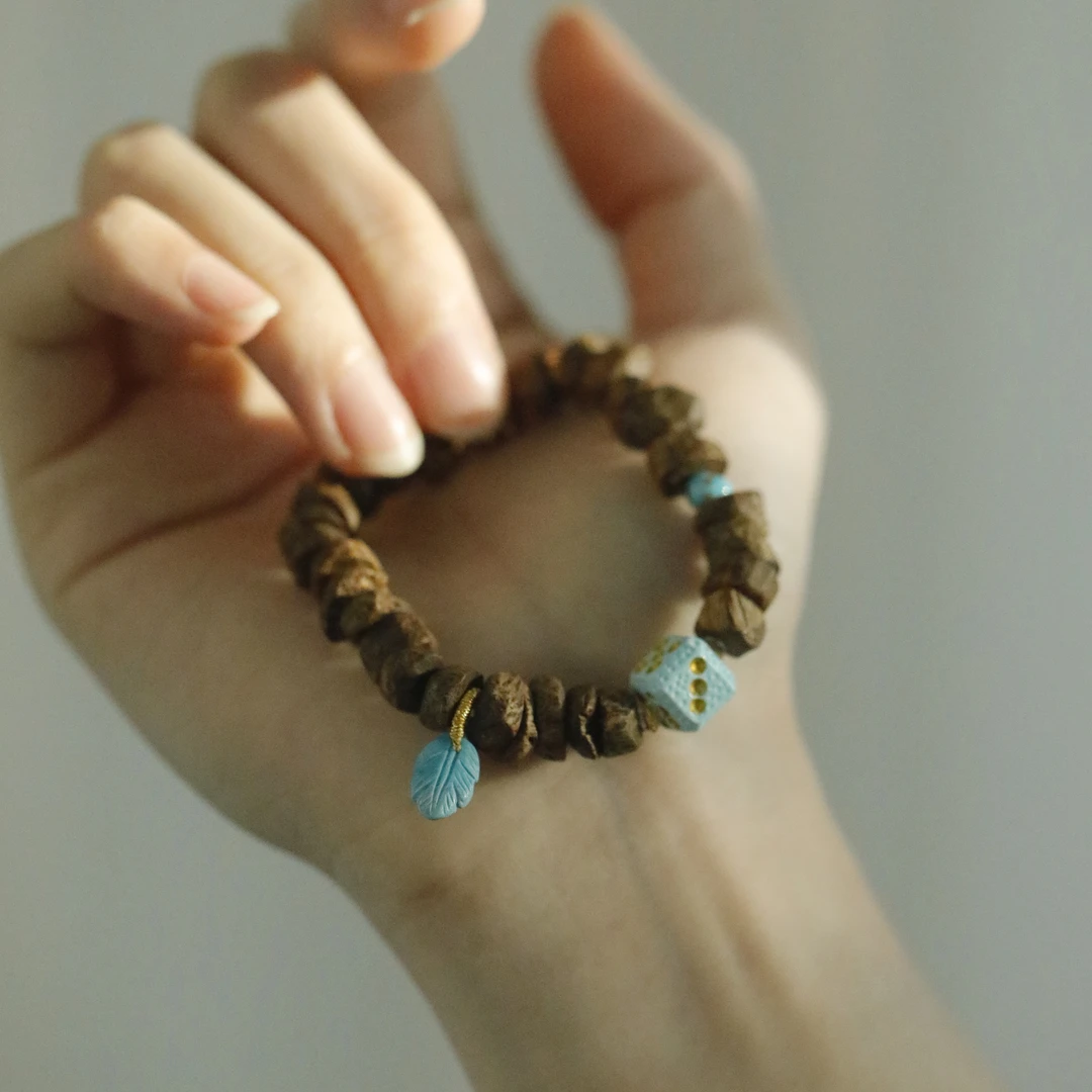 麦麦【春知晓】天然沉香 松松 18K手串q