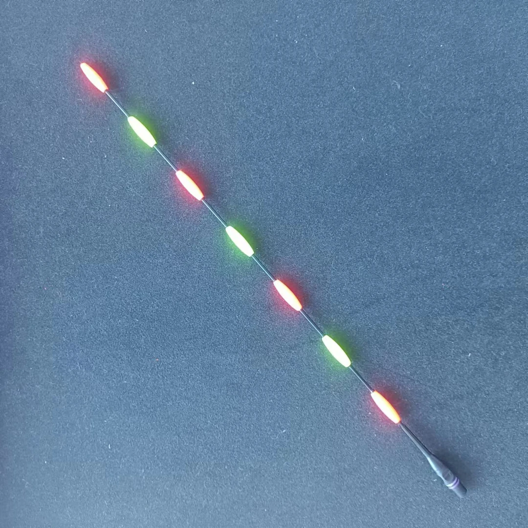 7目漂尾泡沫豆豆尾光纤软尾漂尾一条