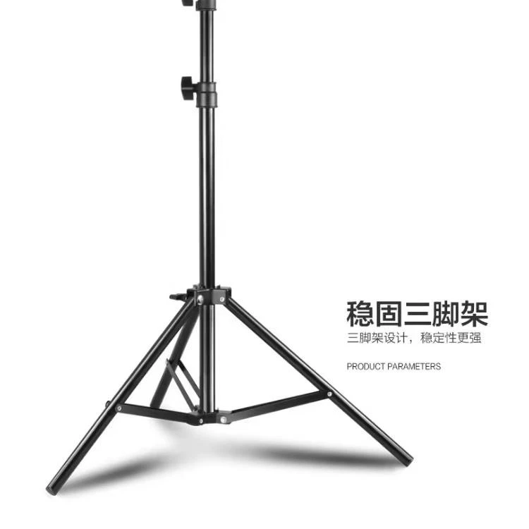 投影仪三脚支架户外便携轻巧手机支架折叠式直播灯光支架稳固