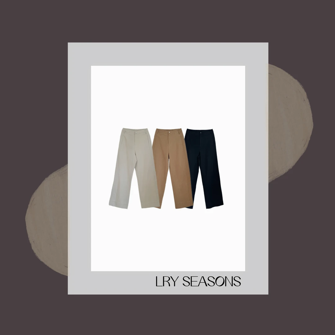 LRY SEASONS |休闲百搭阔腿直筒休闲裤8010/1056