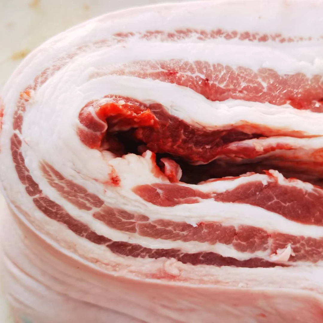 猪肉黑水虻散养猪肉五花肉
