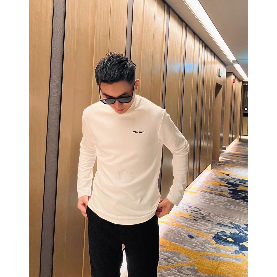 【双标打底】冬季拉绒温暖莫代尔弹力贴身舒适长袖打底T恤情侣休闲