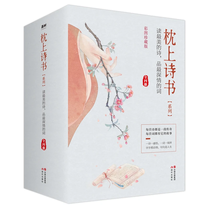枕上诗书系列 4册套装 中国诗词大会经典诗词 字字动情 句句人生