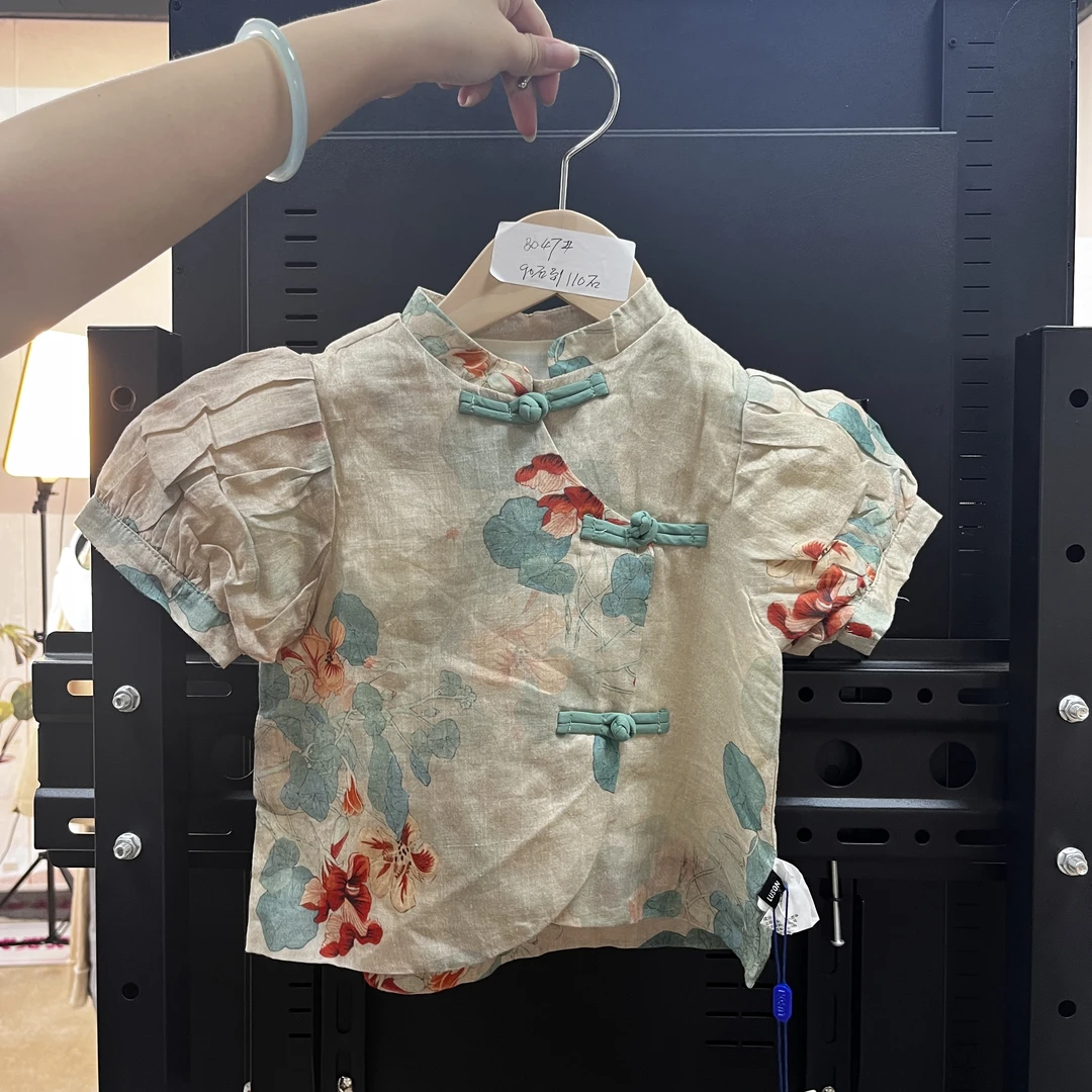 8047# 女童新中式上衣