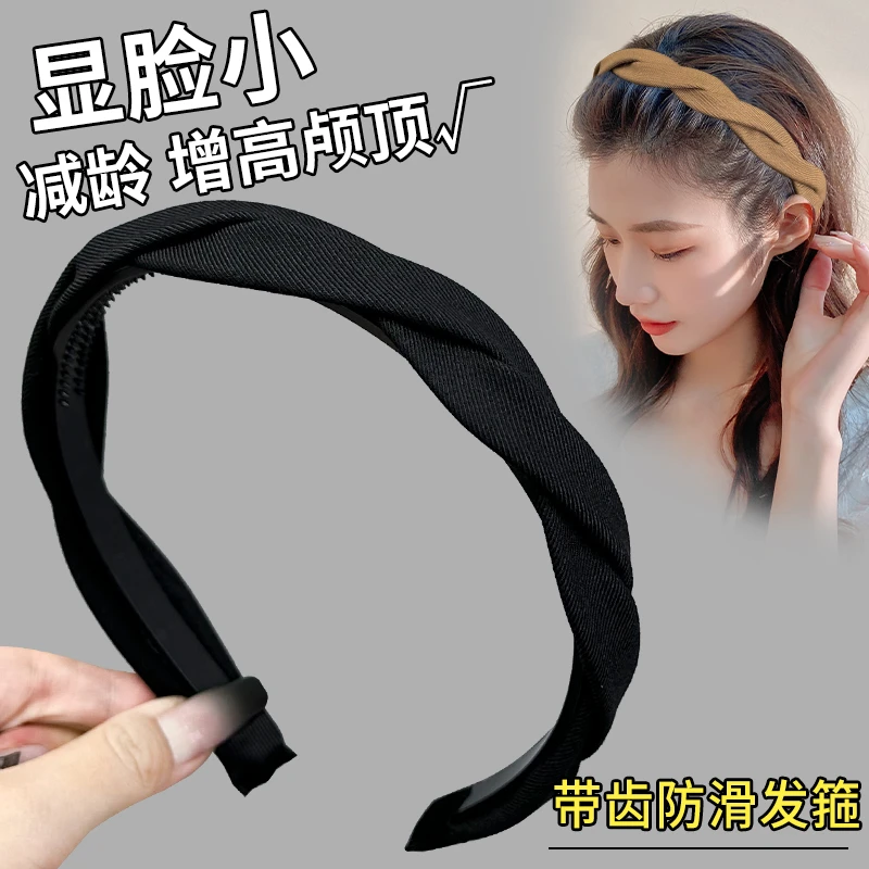 今年流行的发箍女款发卡碎发整理神器防滑压发圈头箍新款发夹头饰