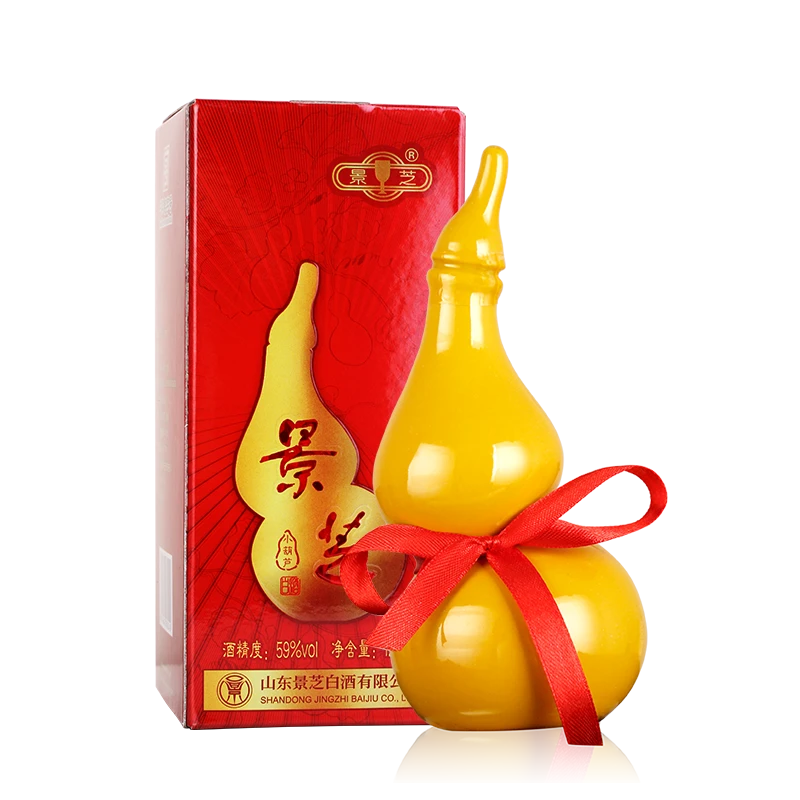 景芝【官旗发货】  小葫芦 瓶装纯粮优级山东白酒59度125ml*1