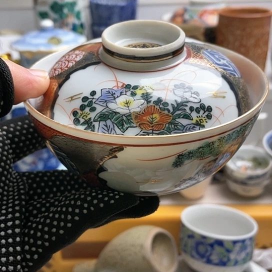瓷片闲**鹤日本精品回流瓷器