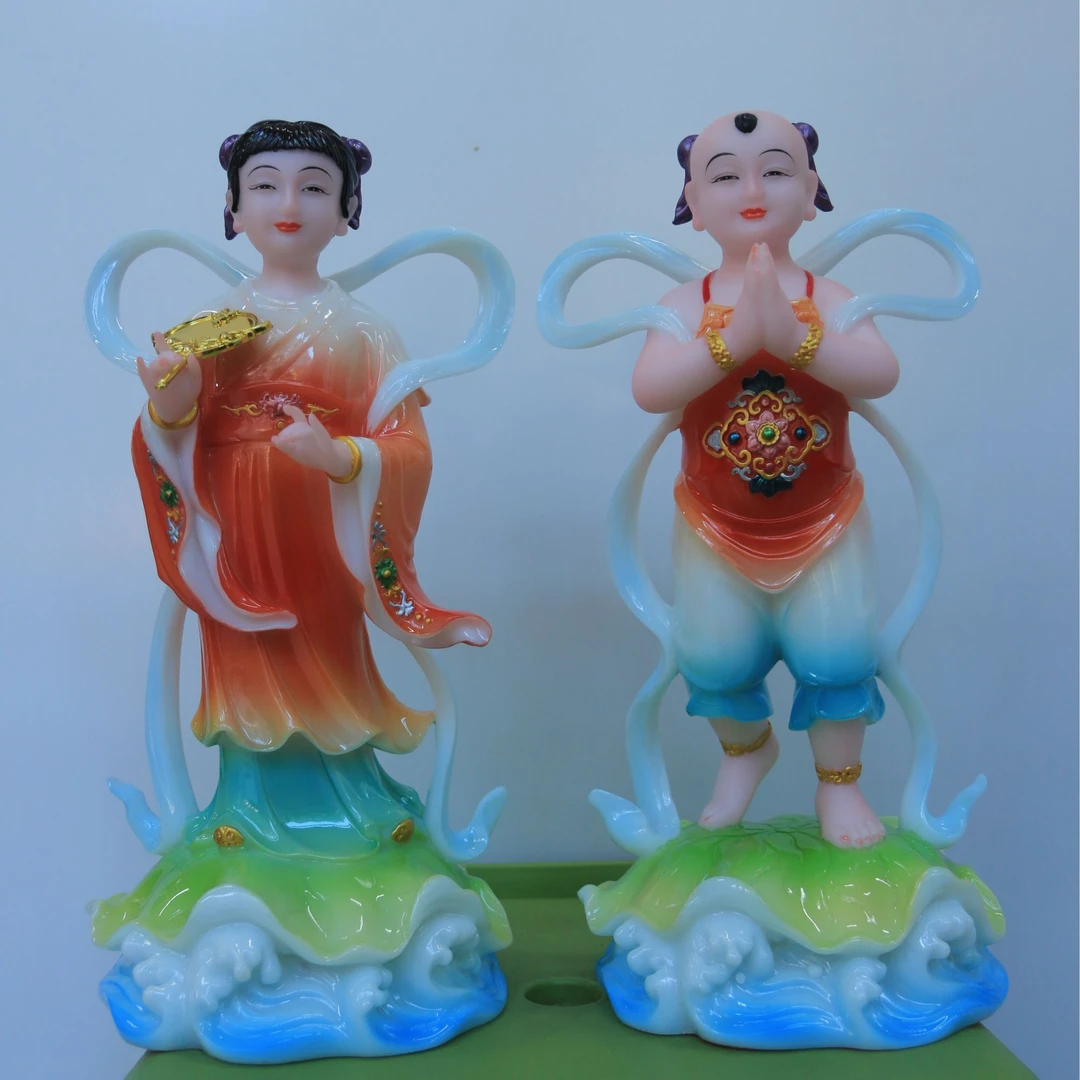 金童玉女工艺品童男童女供奉居家摆件