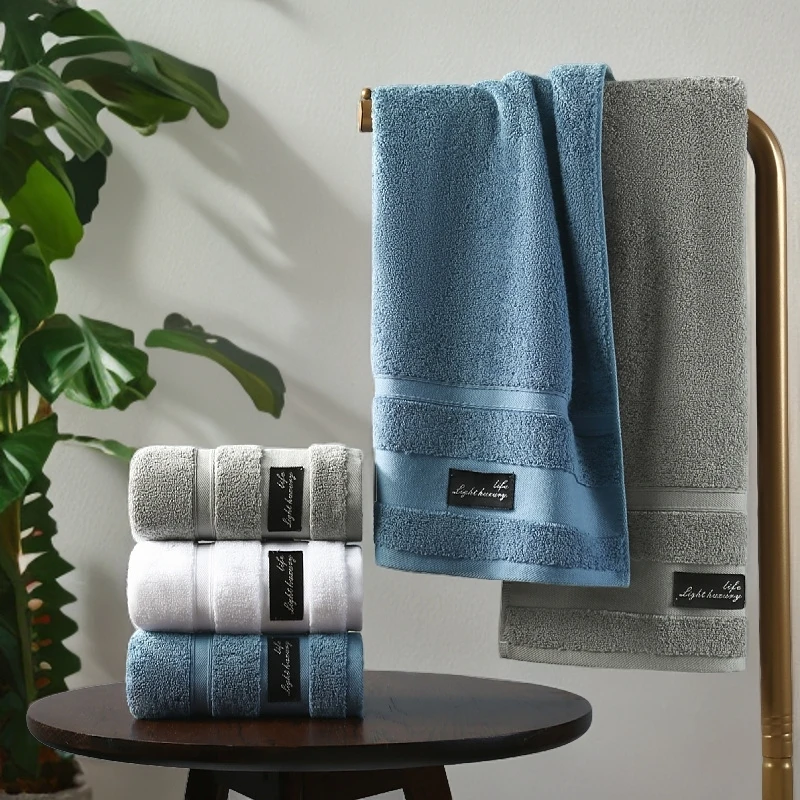 新款酒店加厚纯棉毛巾35*75洗澡洗脸精梳棉32股家用男女情侣送礼