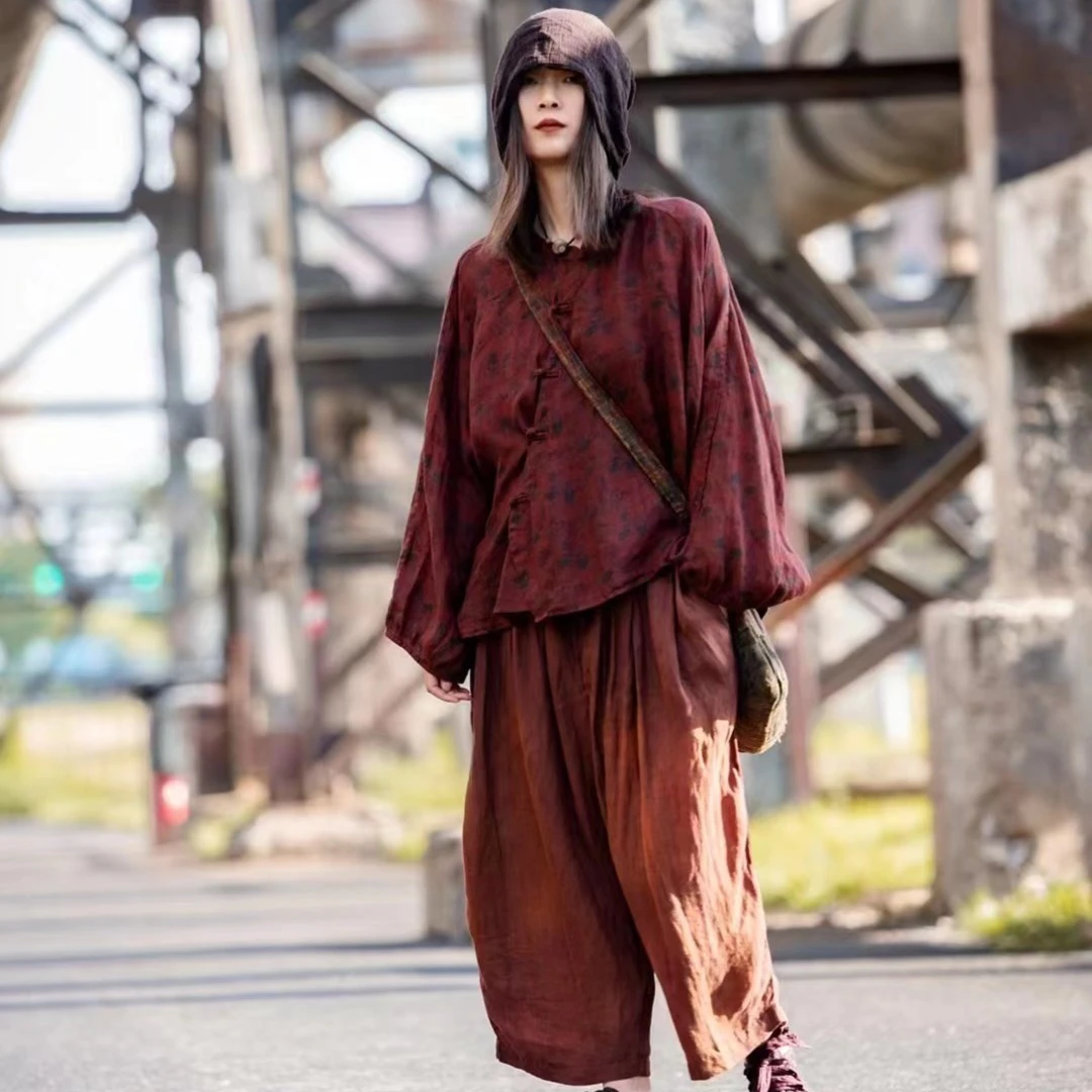 『麻依者』文艺宽松上衣1014#