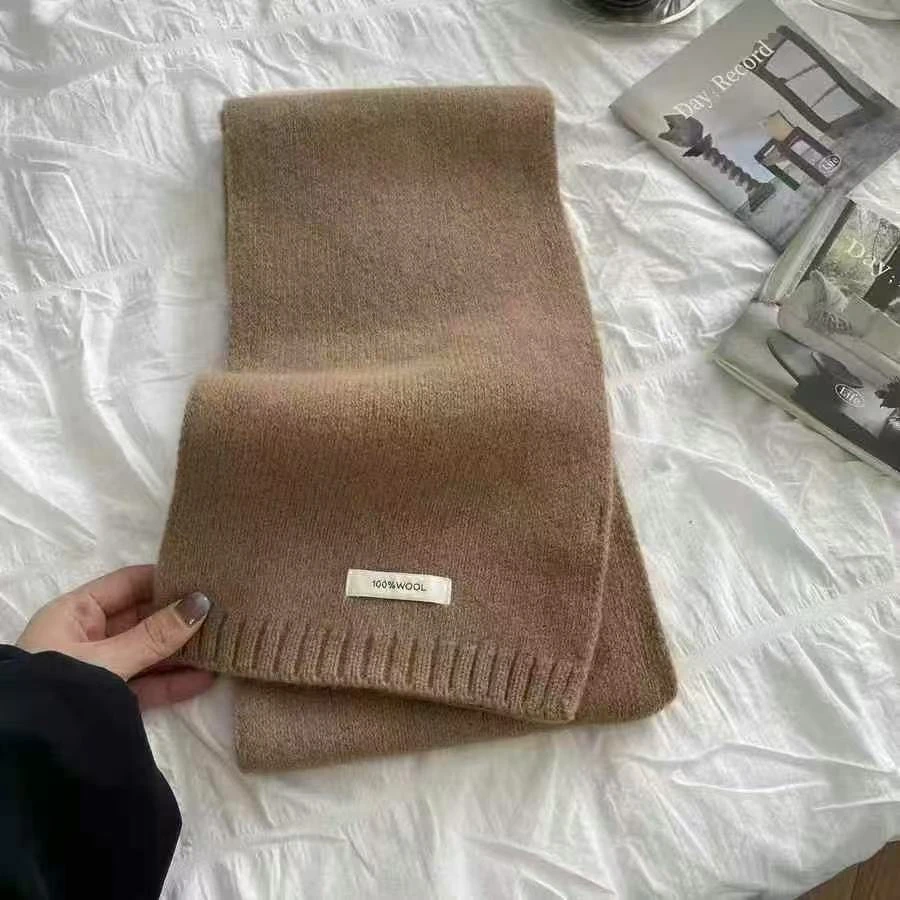 韩系围巾  极简韩系