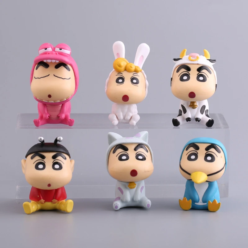 蜡笔小新手办车载手办摆件 手办雕像 模型