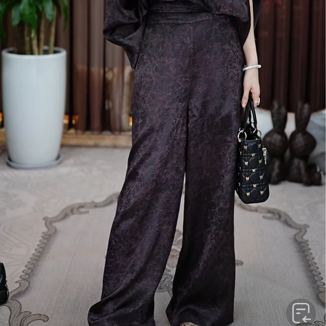 【金禧禧服饰】东方好颜色新中式国风裤子LV23051-2